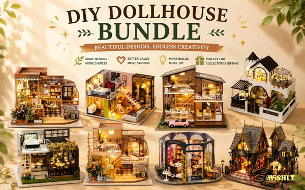 Build Your Dream Dollhouse Miniature Bundle