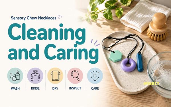 Cleaning and Caring for Sensory Chew Necklaces