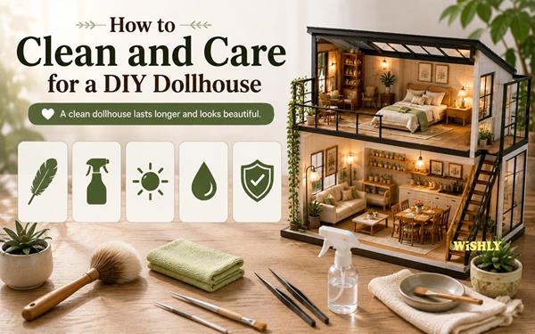 How to Clean and Care for a DIY Dollhouse