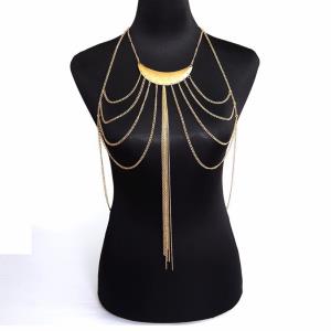 Rhinestone Party Bra Body Chain