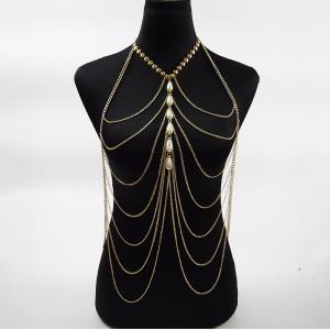 Gothic Black Elastic Band Thigh Chain