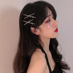 Shiny Silver Foil Hair Pins