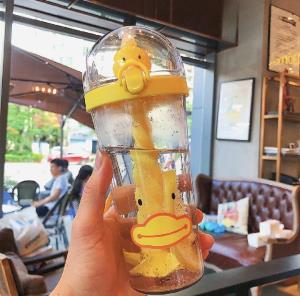 Flower Gold Foil Bark Drinking Crystal Glass Cup