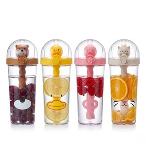 Cartoon Stir Sippy Water Bottle