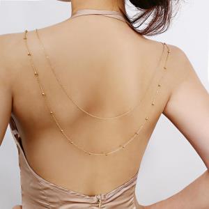 Long Metal Multi Tassels Sequin Shoulder Body Chain