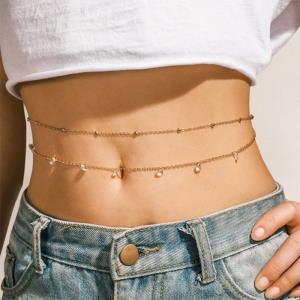 Shiny Silver Tassel Waist Belly Dance Chain
