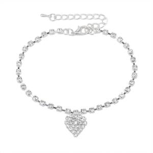 Sequins Heart Anklet