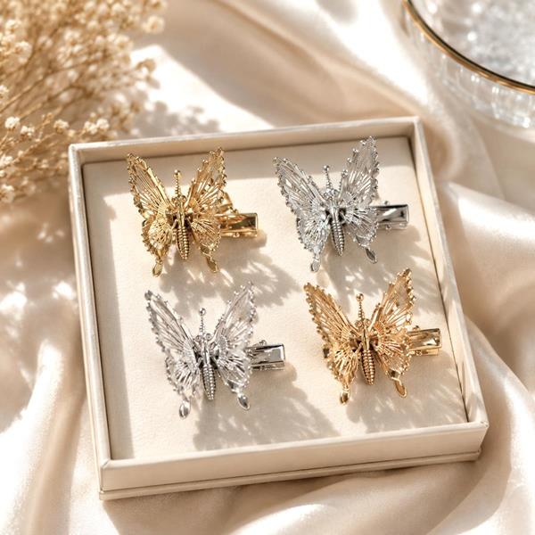 Hollow Spring Wings Butterfly Hair Pin