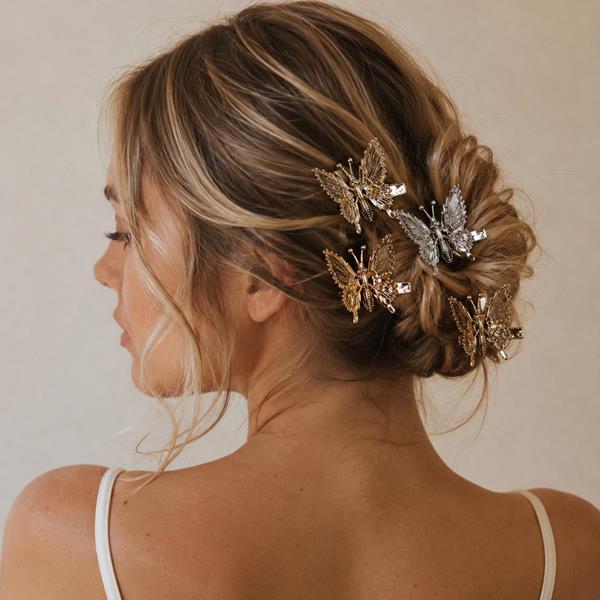 Hollow Spring Wings Butterfly Hair Pin