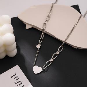 Baroque Gold Twist Knit White Faux Pearl Necklace