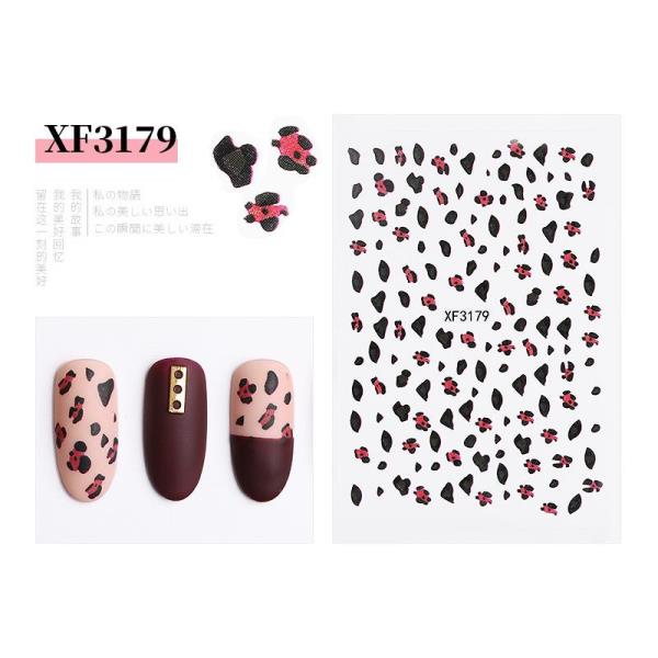 Leopard Print Transfer Nail Stickers