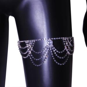 Multi Star Tassel Elastic Band Thigh Leg Chain