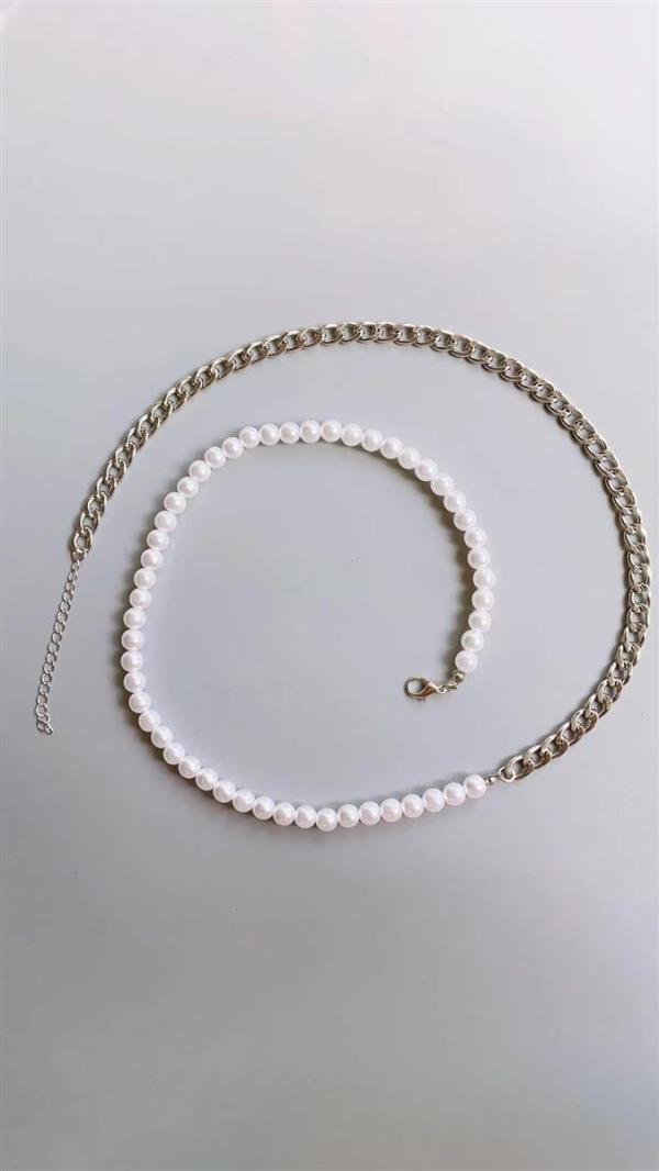 Modern Simple Pearl Waist Belly Chain