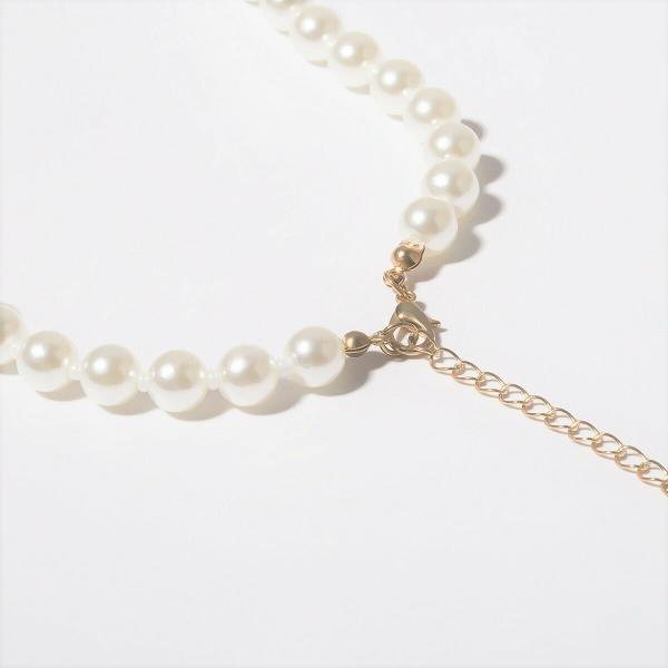 Elegant White Pearl Gold Shell Pendant Necklace