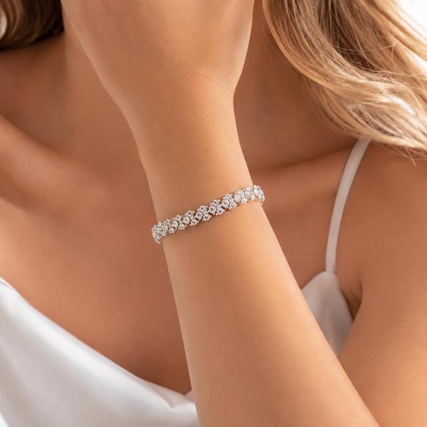 Simple Glitter Full Crystal Bracelet