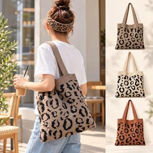 Bohemian Summer Beach Woven Shopper Handbag