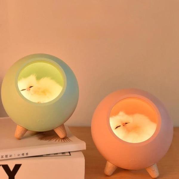 LED Night Lamp Decorate Desk Light Dream Cat