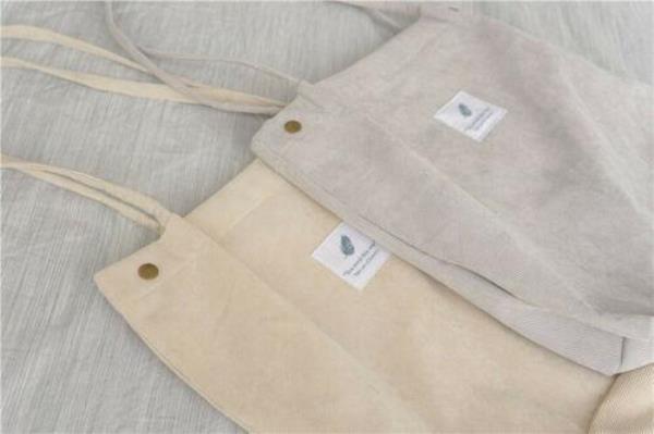 Vintage Winter Warm Durable Corduroy Tote