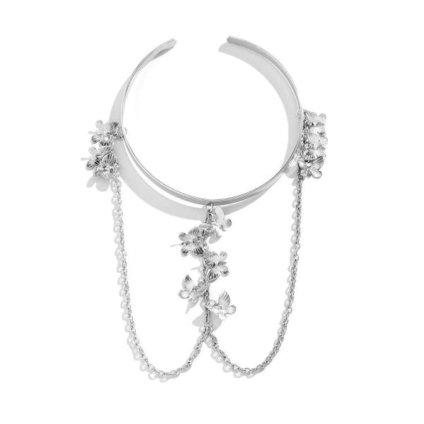 Retro Bohemian Leaf Beach Tassel Armlet