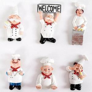 6 Creative PVC Simulated 3D Food Strong Fridge Magnets