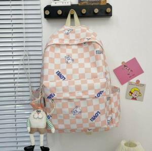 Tie Dye Graffiti Canvas School Travel Backpack