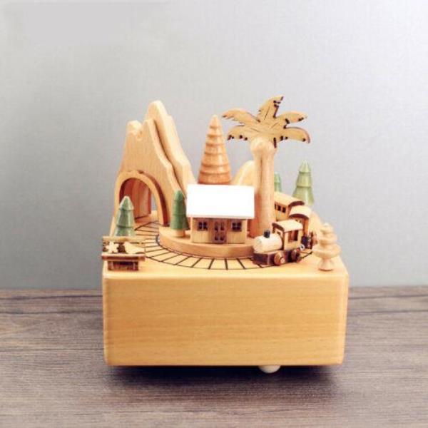 Moving Training Wooden Music Box