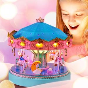 DIY Magic Forest LED Handcraft Music Miniature Dollhouse
