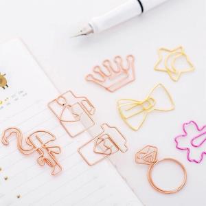 6 Waterproof Reusable Translucent Paper Clips