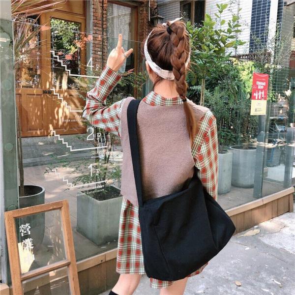 Chic Winter Fashion Canvas Crossbody Messenger Bag
