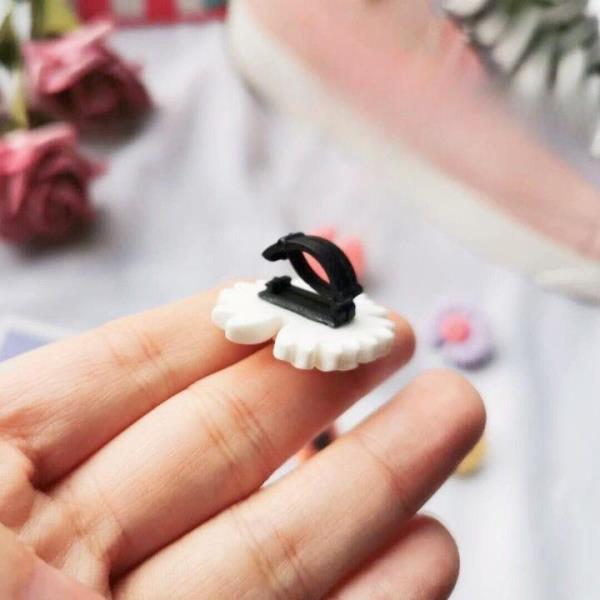 8 Pcs Daisy Flower Shoe Charms