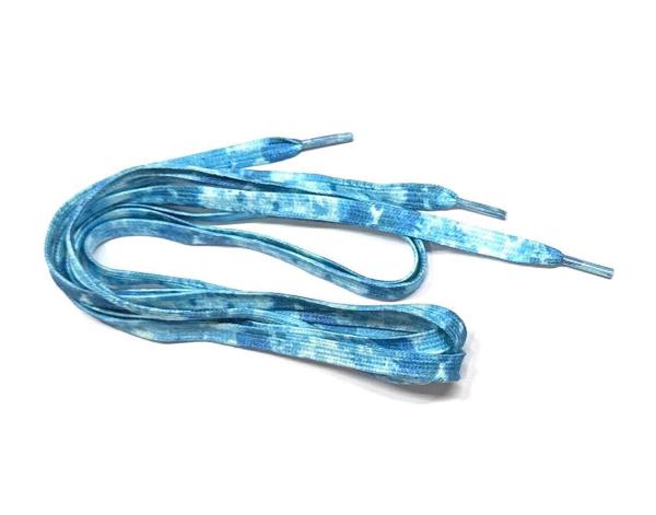 1 Pair 120 CM Tie Dye Rainbow Colour Shoe Laces
