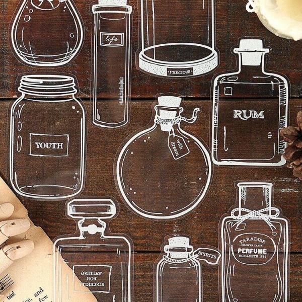 Waterproof PET Transparent Decoration Stickers