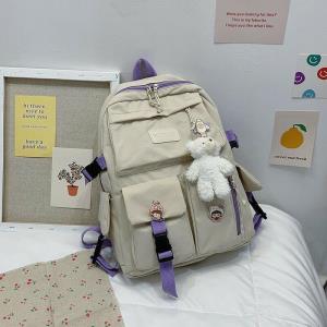 Tie Dye Graffiti Canvas School Travel Backpack