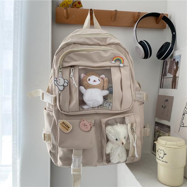 Kawaii Nylon Girl School Backpack