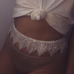 Hollow Flower Chest Bikini Body Chain