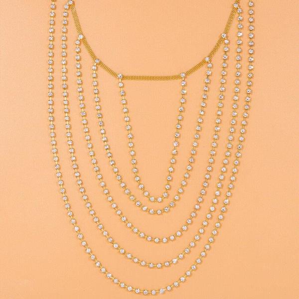 Shiny Tassel Elastic Thigh Chain