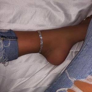 Black Tassel Leg Calf Chain