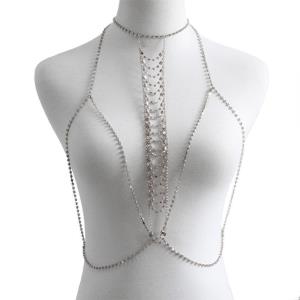 Rhinestone Multi Layer Thigh Chain