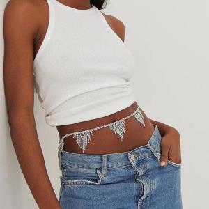 Silver Butterfly Underwear Body Jewellery