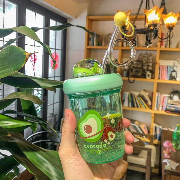 Fruit Twist Straw Sippy Water Cup