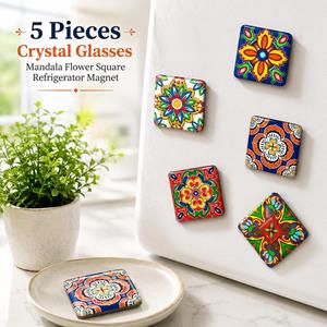 Dried Flower Bouquet Fridge Magnet