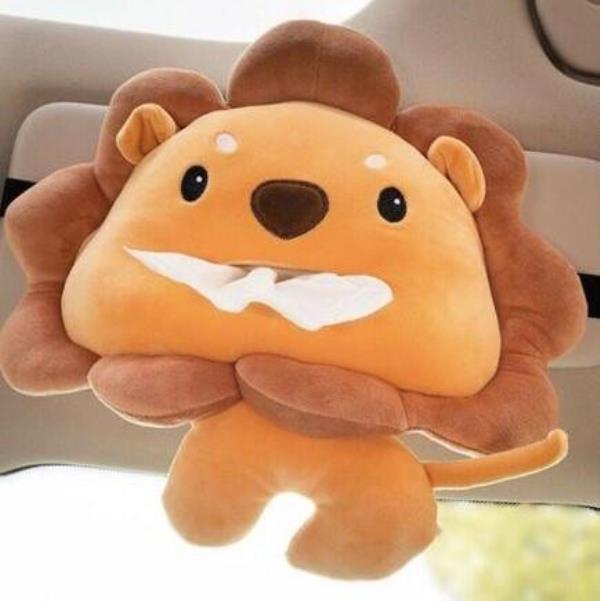 Cute Plush Animal Paper Tissue Box