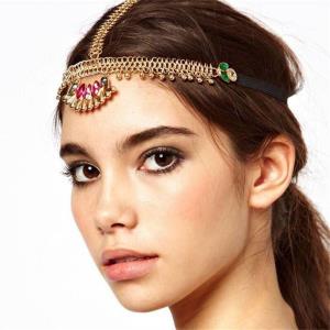 Bohemian Gold Multi Tassel Head Chain