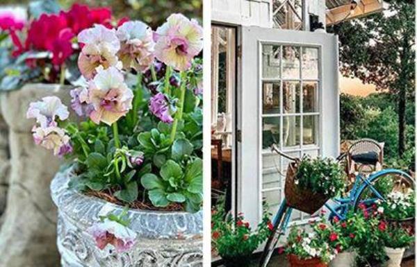 Cute Room Monet Garden 3D DIY Music Miniature Dollhouse