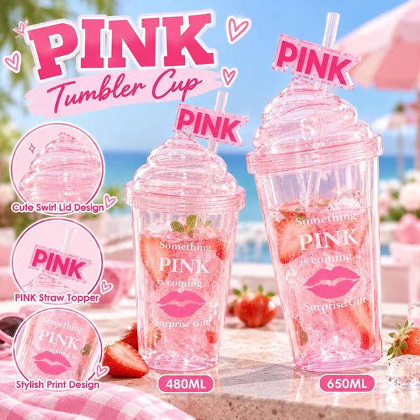 Transparent Cream Water Smoothie Drinking Bottle