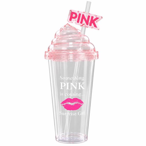 Transparent Cream Water Smoothie Drinking Bottle