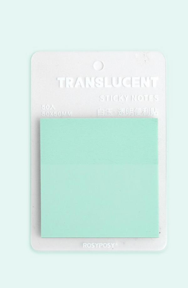 Translucent Candy Colour Sticky Notes