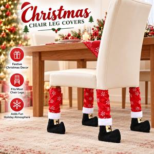 9 Pcs Christmas Champagne Wine Glass Ornaments