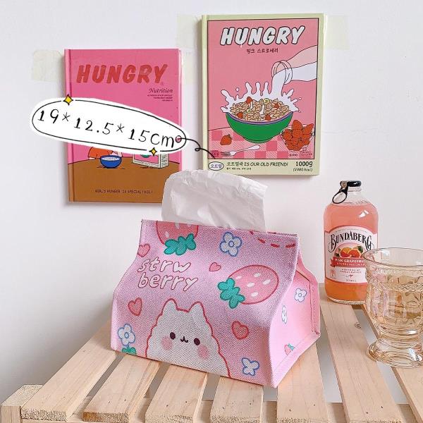 Kawaii Fruit Animal Waterproof Tissue Box Cover