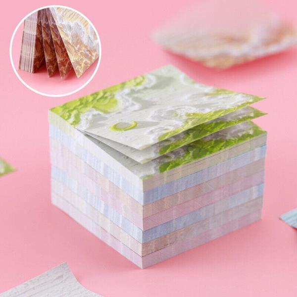 4 Packs Oil Painting Memo Sticky Notes